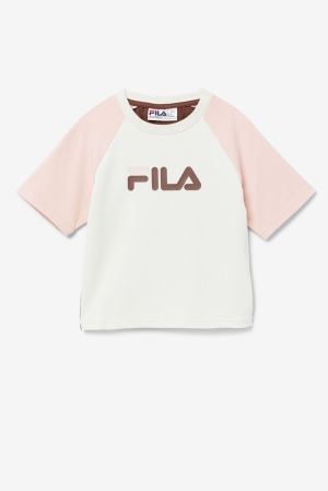 FILA Aisha Tee Shirts Deep / Rose,Womens Clothing | CA.OFMXRT063